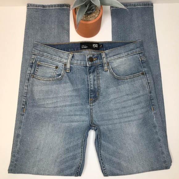 RSQ 99% Cotton London Skinny High-Rise - Size: 28 - Picture 12 of 17